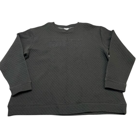 Champion Sweatshirt Mens XL James Madison University JMU Dukes Black Quilted - Picture 1 of 9